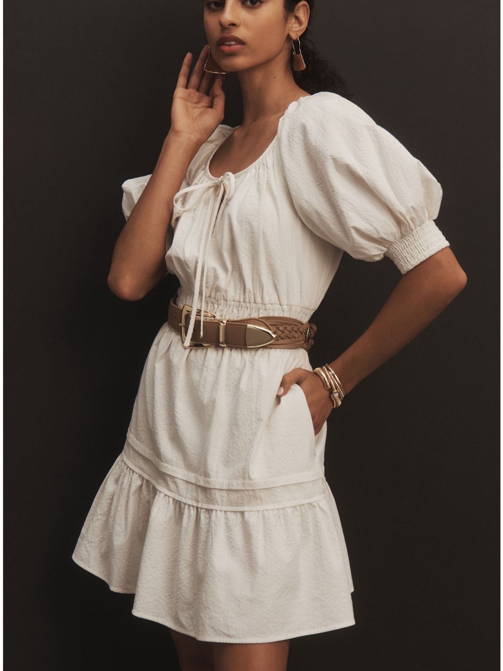 Anthropologie Somerset Mini Dress: Puff Sleeve Edition
